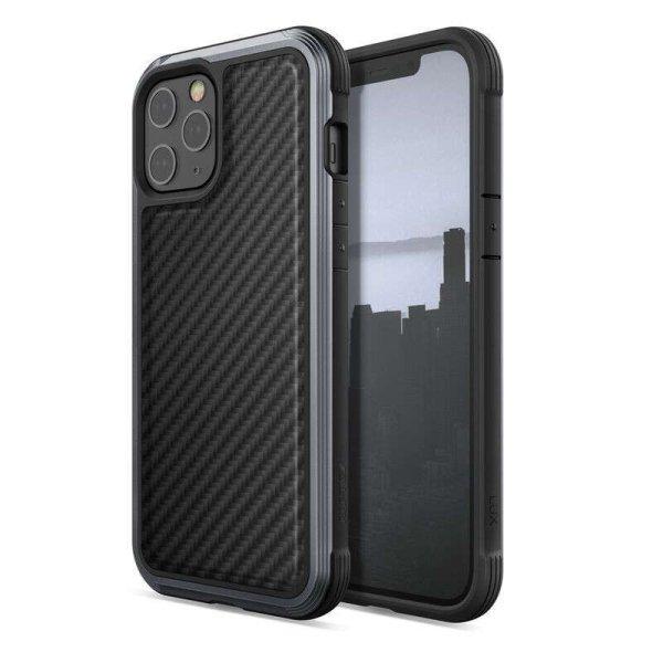 X-Doria Raptic Lux - Aluminum telefontok iPhone 12 Pro Max (Drop test 3m)
(fekete Carbon Fiber)