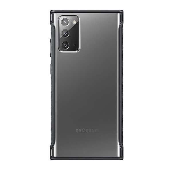 Samsung Galaxy Note 20 / 20 5G SM-N980 / N981, Műanyag hátlap védőtok, Clear
Protective, gyári, átlátszó/fekete (G99055)