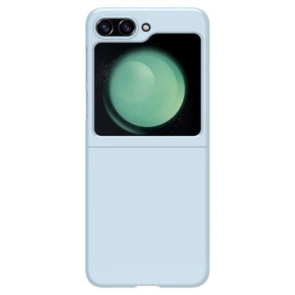 Samsung Galaxy Z Flip5 SM-F731B, Műanyag hátlap védőtok, Spigen Airskin,
ultravékony, világoskék (G147142)