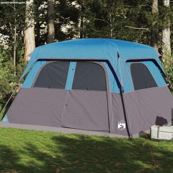 vidaXL 6 személyes kék vízálló családi sátor