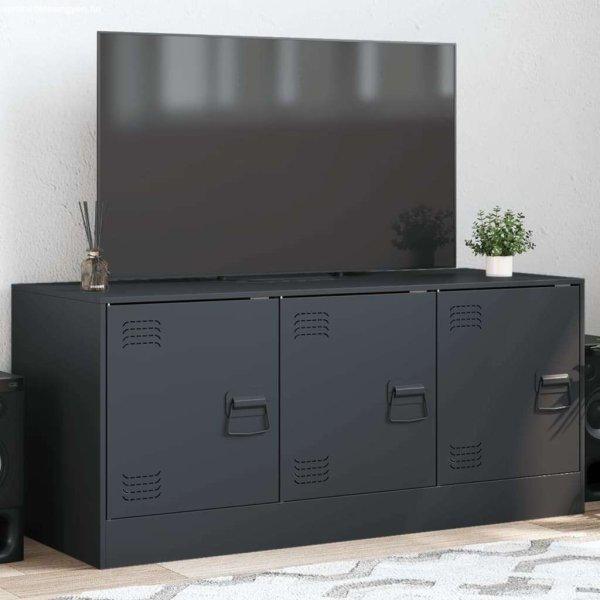 vidaXL antracitszürke acél TV-szekrény 99 x 39 x 44 cm