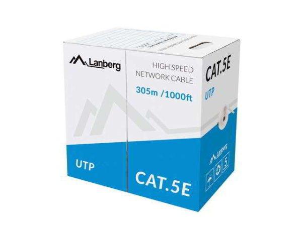 Lanberg - UTP Cat5E patch kábel 305m - LCU5-11CC-0305-S