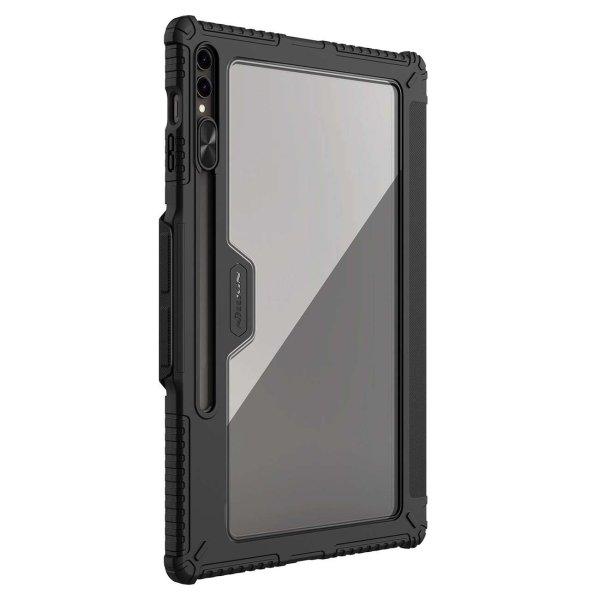 Nillkin Bumper Leather Case Pro tok Samsung Galaxy Tab S9 Ultra - fekete