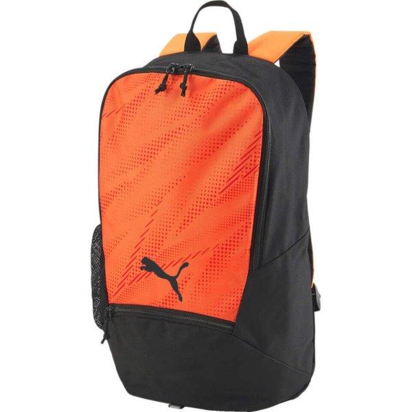Puma IndividualRISE hátizsák, narancssárga/fekete, 48x30x15 cm