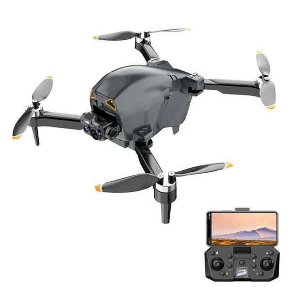 S177 Drón, összecsukható, automatikus felszállás és leszállás, 360°-os
akadályelkerülő, WiFi, 4K ESC HD kettős kamerával, élő közvetítés
telefononra, szürke