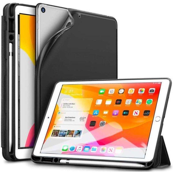 Apple iPad 10.2 (2019 / 2020 / 2021), mappa tok, Apple Pencil tartóval, Smart
Case, ESR Rebound, fekete (4894240096710)