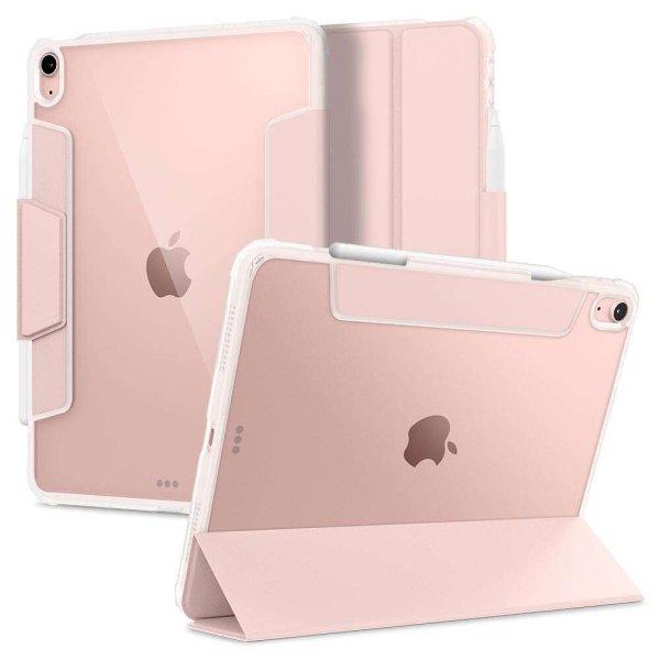 Apple iPad Air (2020) / iPad Air (2022), mappa tok, légpárnás sarok,
közepesen ütésálló, Apple Pencil tartóval, Smart Case, Spigen Ultra Hybrid
Pro, átlátszó/vörösarany (8809756645044)