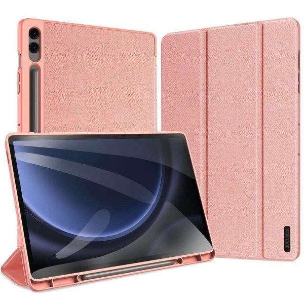 Samsung Galaxy Tab S9 FE Plus (12.4) SM-X610 / X616B, mappa tok, Trifold, S Pen
tartóval, Dux Ducis Domo, rózsaszín (G150496)