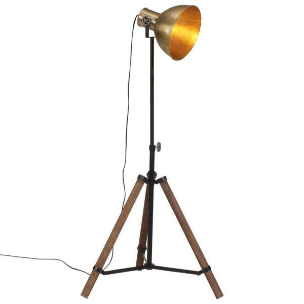 vidaXL antik sárgaréz állólámpa 25 W 75x75x90-150 cm E27