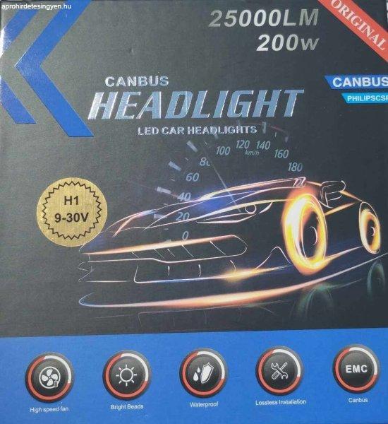 Autós led - H1 LED-es fényszóró párban CANBUS led 9-30V