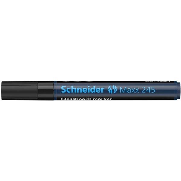 Üvegtábla marker 1-3mm, Schneider Maxx 245 fekete