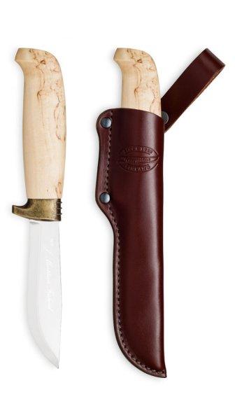 Marttiini Condor De Luxe Skinner Knife ujjvédős kés 23cm (MA22167014) bőr
tokkal