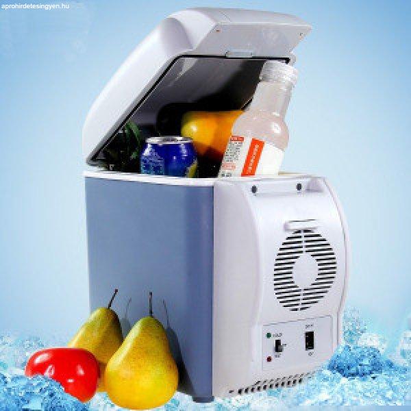 Hordozható elektronikus hűtő és melegítő - 7,5 literes