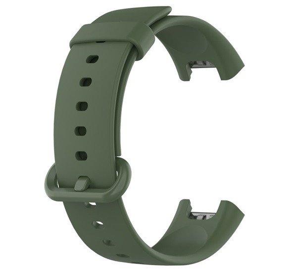 Pótszíj (egyedi méret, szilikon) SÖTÉTZÖLD Xiaomi Mi Watch Lite