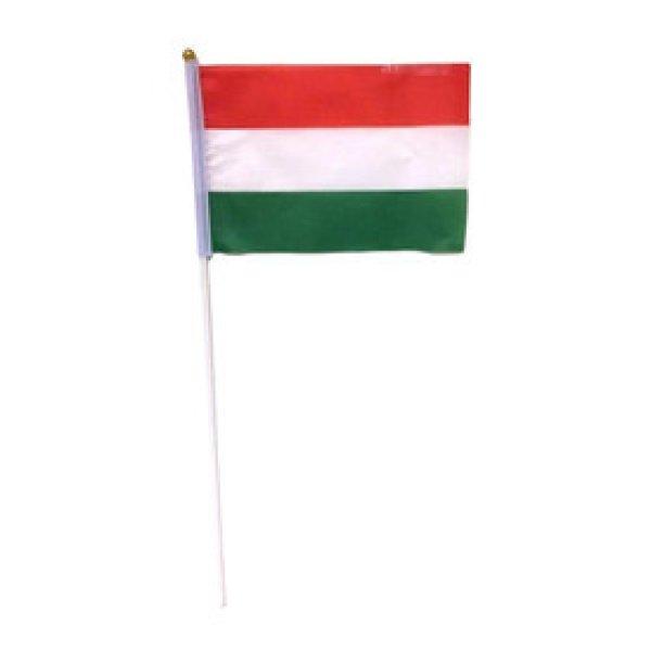 Nemzeti színű zászló 20x14cm