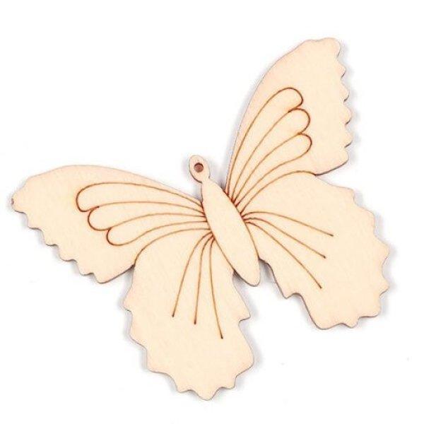 Fafigura Pillangó nagy 5x6,5 cm