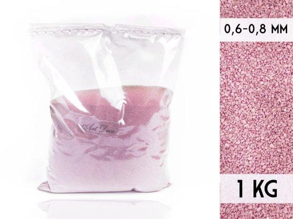 Dekor homok mikro szemcsés 1000 g halvány rózsaszín
