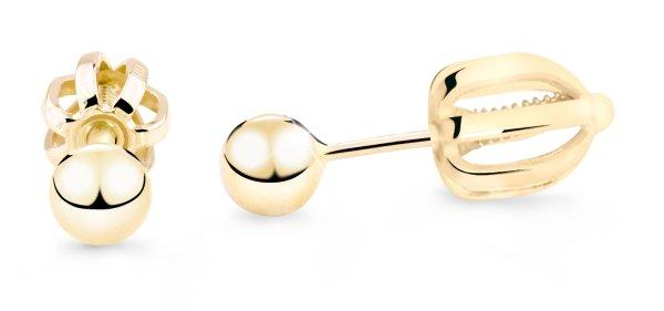 Cutie Jewellery Minimalista fülbevaló sárga aranyból
Z5014-30-X-1