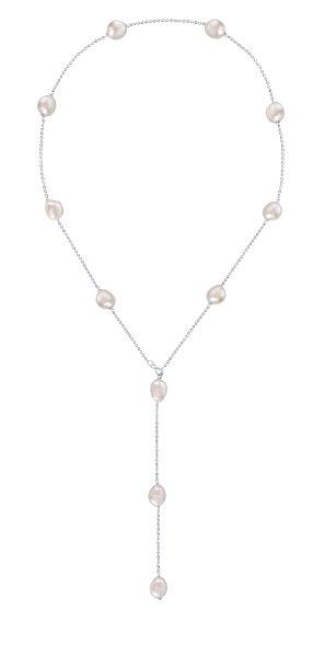 JwL Luxury Pearls Variálható ezüst nyaklánc igazi barokk
gyöngyökkel JL0708