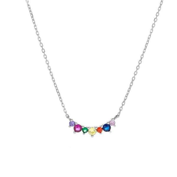 AGAIN Jewelry Ezüst nyaklánc színes cirkónium kővel
AJNA0003