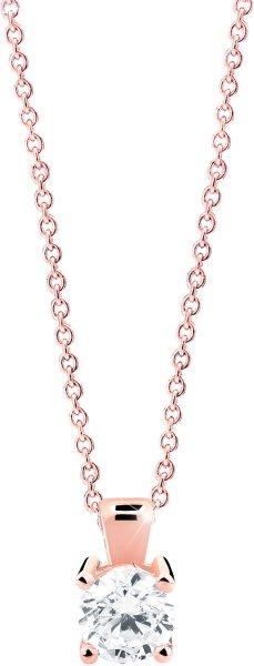 Cutie Jewellery Gyengéd rózsaszín arany medál
színtiszta cirkóniummal Z8010-40-10-X-4