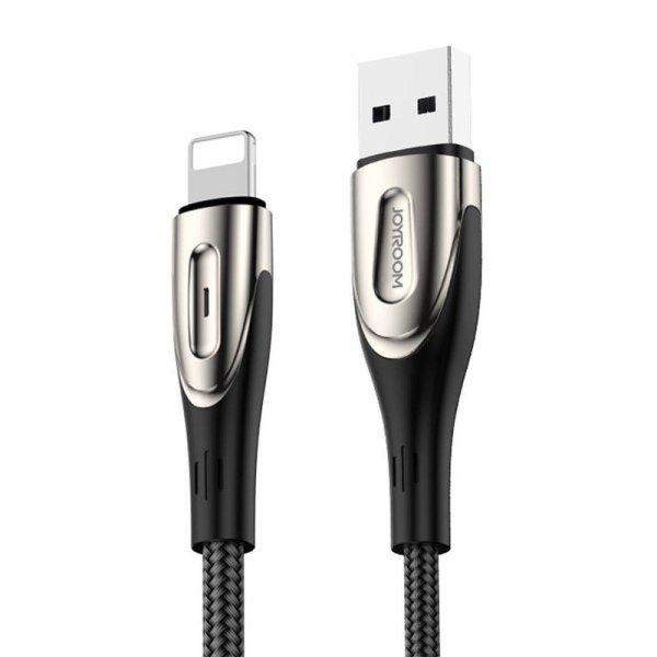 USB kábel Lightning Joyroom Sharp S-M411 2.4A, 3m (Black)