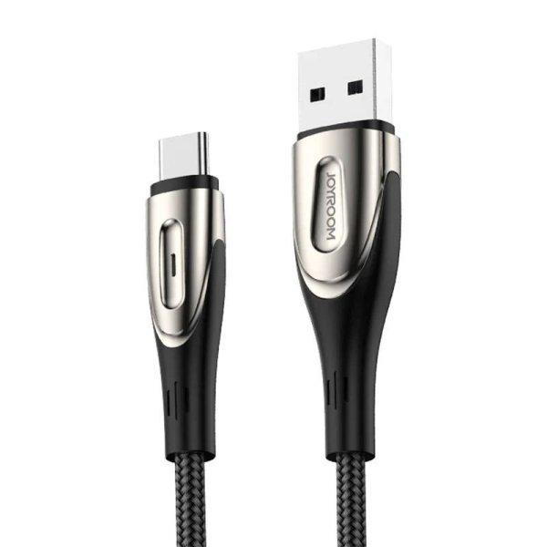 USB to USB-C kábel Joyroom Sharp S-M411 3A, 2m (black)