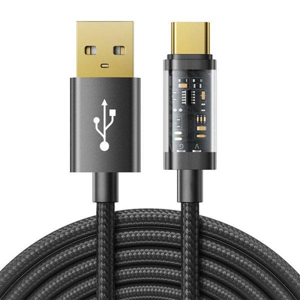 Joyroom S-UC027A12 3A 1,2 m-es USB-USB-C kábel