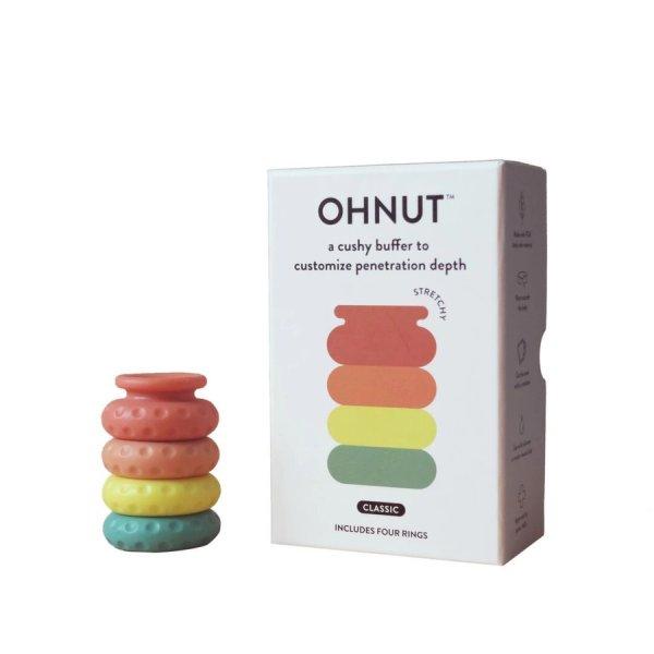 Ohnut - Klasszikus puha puffergyűrűk, Pride szivárvány színben (4 db-os
készlet).