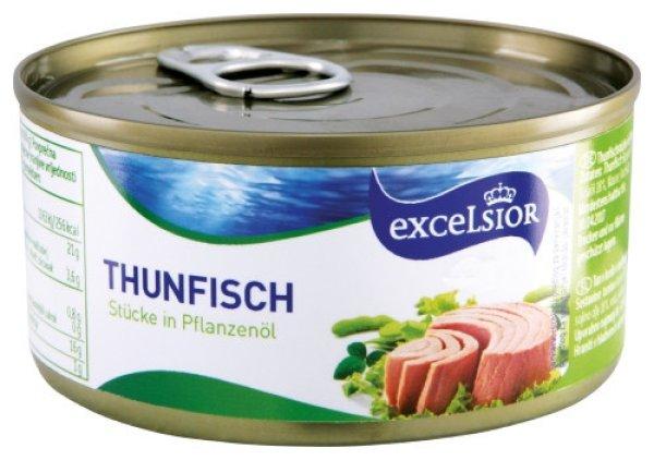 Excelsior apritott tonhal növényi olajban 185g