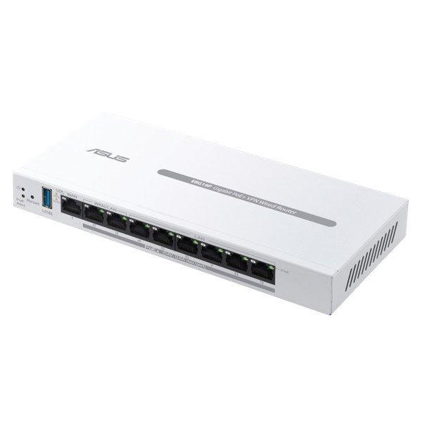 ASUS ExpertWiFi Vezetékes VPN Router 1xWAN(1000Mbps) + 2xWAN/LAN(1000Mbps POE)
+ 6xLAN(1000Mbps POE) + 1xUSB, EBG19P