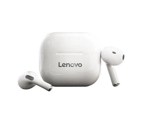 Lenovo LP40 True Wireless Bluetooth headset, fehér