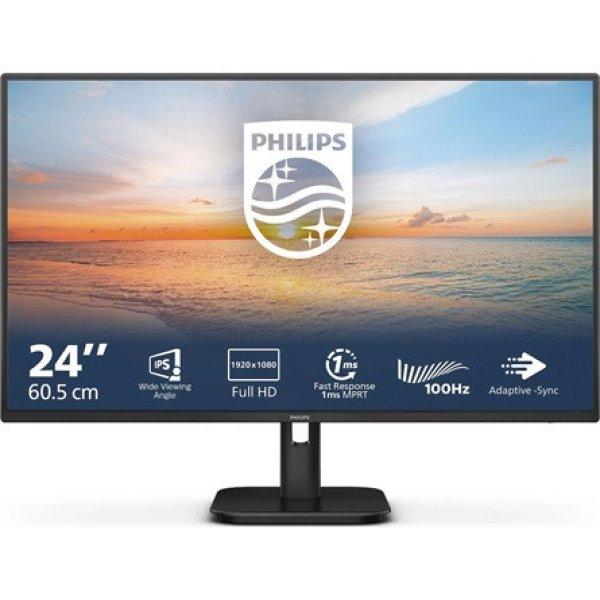 Philips 24E1N1100A 23.8" IPS LED monitor fekete 100Hz