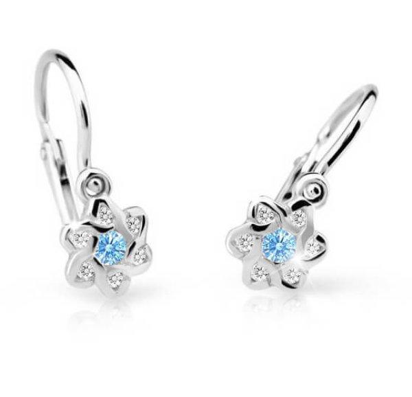 Cutie Jewellery Gyermek fülbevaló C2149-10-X-2 világos kék
