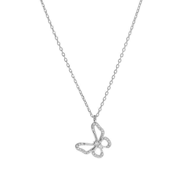 AGAIN Jewelry Gyönyörű ezüst nyaklánc pillangóval
AJNA0028