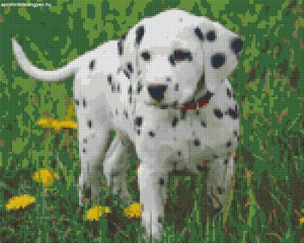 Pixel szett 9 normál alaplappal, színekkel, kutya, dalmata (809280)
