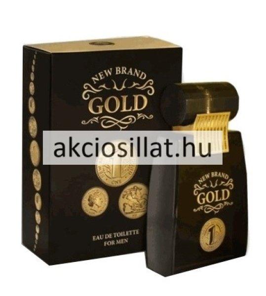 New Brand Gold Men EDT 100ml / Paco Rabanne 1 Million parfüm utánzat