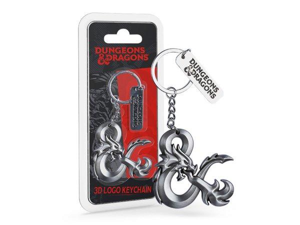 Konix Dungeons n Dragons "3D Logo" Fém Kulcstartó