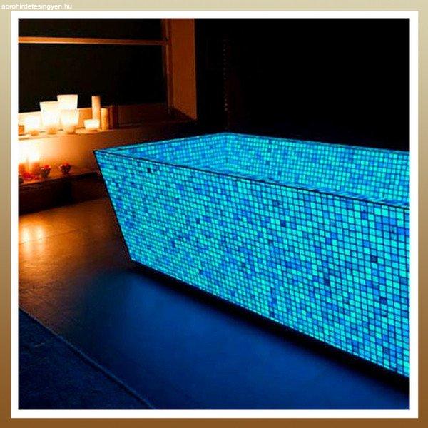 Foszforeszkáló fényes Mozaik aqua 30x30cm MOZAIC