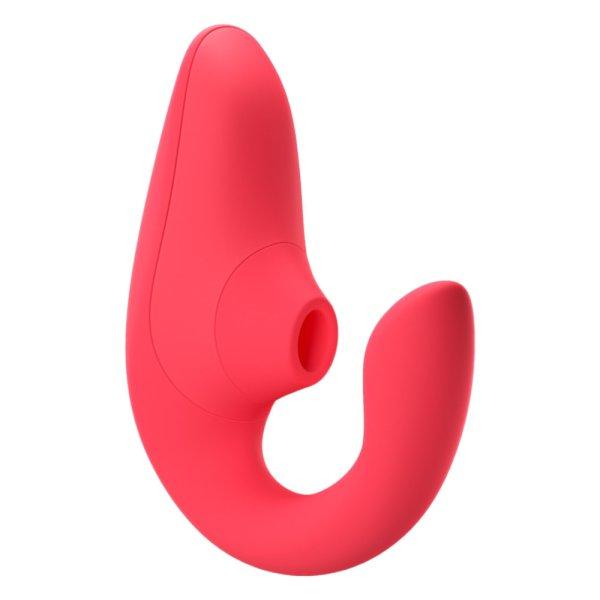 Womanizer Blend - G-pont vibrátor és csiklóizgató (korall)
