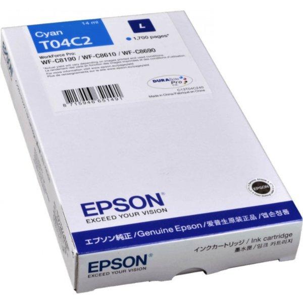 Epson T04C2 tintapatron cyan ORIGINAL
