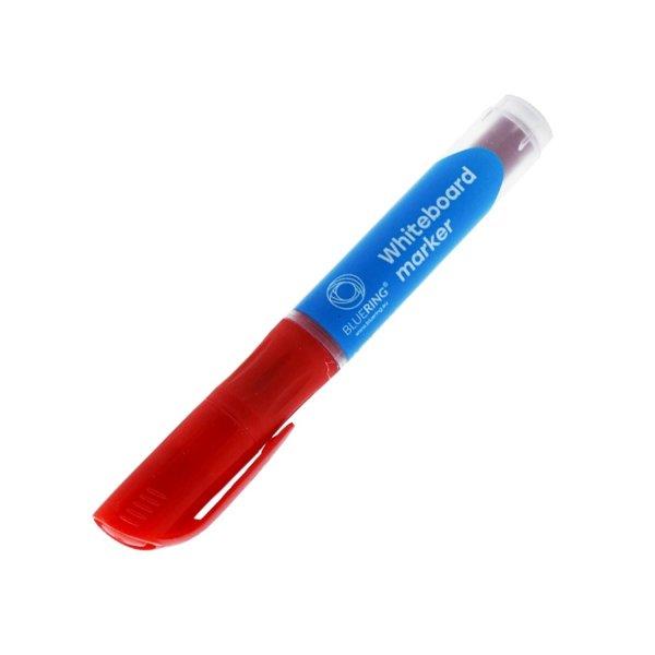 Táblamarker 2,2-5,2mm, vágott hegyű, cserélhető betétes, Bluering piros