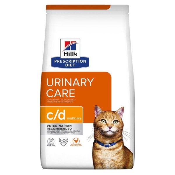 Hill's Prescription Diet Feline C/D Multicare macskatáp csirkés, rizses 8
kg