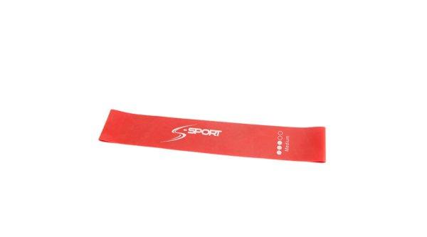S-SPORT Mini Band Erősítő gumiszalag, piros, közepes