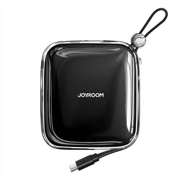 Powerbank Joyroom JR-L002 Jelly 10000 mAh, USB C, 22,5 W (fekete)
