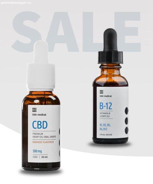 CBD Olaj 500 mg + B-12 Komplex