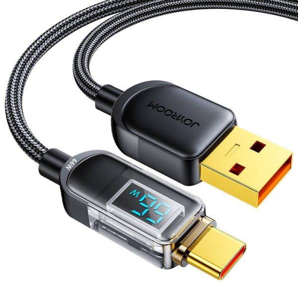 Kábel Prizma USB Type-C 66W 1,2 m Joyroom S-AC066A16 (fekete)