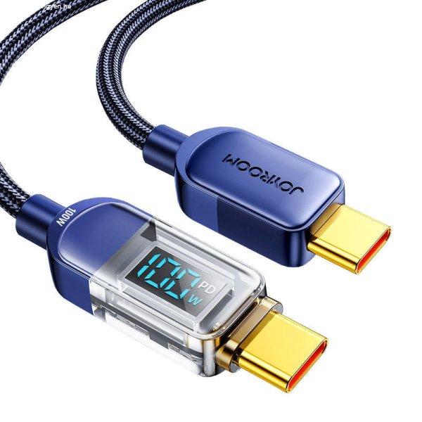 Kábel USB-C 100 W 1,2 m Joyroom S-CC100A4 (kék)
