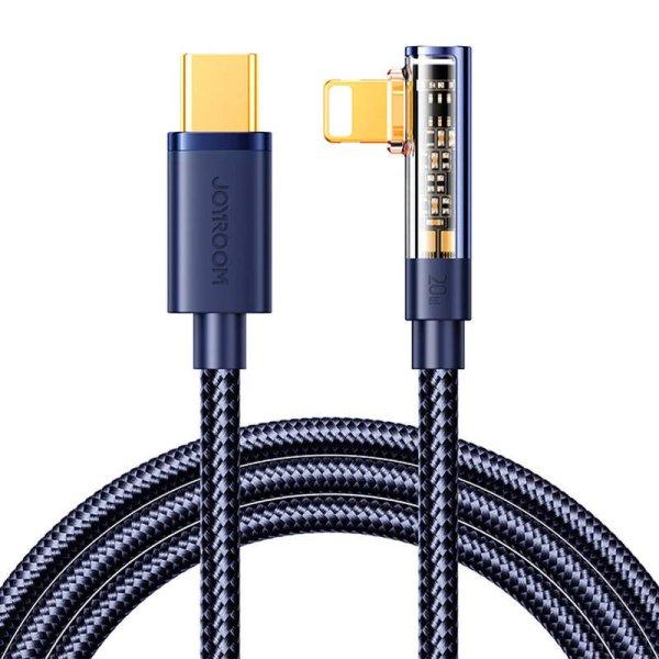 USB-C villámszögű kábel 20 W, 1,2 m Joyroom S-CL020A6 (kék)