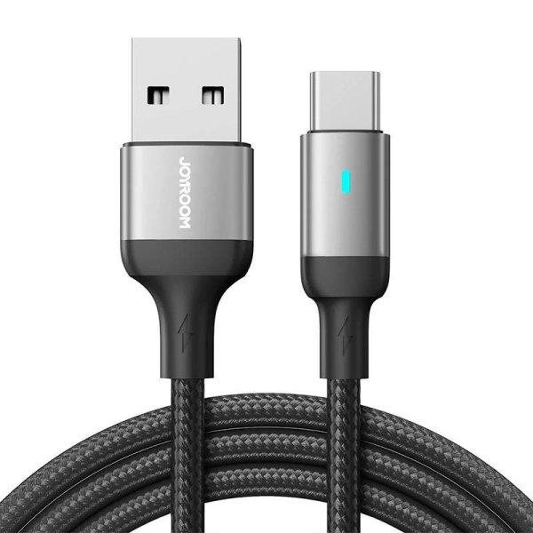 Kábel USB-A / Type-C / 3A / 3m Joyroom S-UC027A10 (fekete)